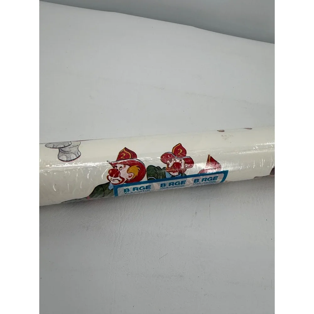Birge Wallpaper Roll Kids Disney Bambi Snow White Goofy 65204 Vintage 70 Ft New